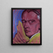 Autorretrato - Stanisław Ignacy Witkiewicz — cuadro enmarcado en la pared