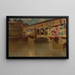 Puente sobre el río Arno - Stanisław Janowski — cuadro enmarcado en la pared