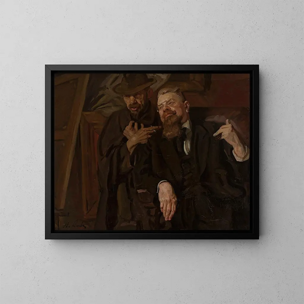 Discusión - Stanisław Lentz — cuadro enmarcado en la pared