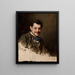 Retrato de Wacław Szymanowski - Stanisław Rostworowski — cuadro enmarcado en la pared