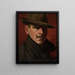 Autorretrato - Stanisław Sawiczewski — cuadro enmarcado en la pared