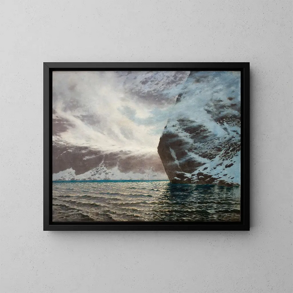 Blizzard del lago Blake - Stanisław Witkiewicz — cuadro enmarcado en la pared
