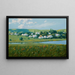 Paisaje de primavera con un estanque - Stanisław Witkiewicz — cuadro enmarcado en la pared