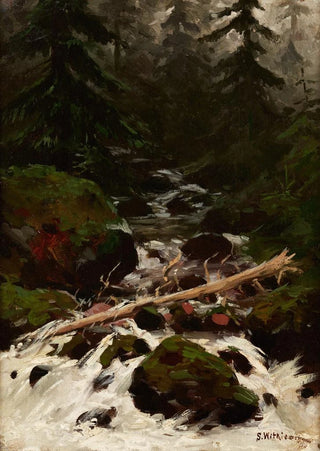 Stanisaw Witkiewicz - Stream in the Forest.webp