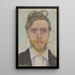 Self-portrait - Stanisław Wyspiański — framed artwork on a wall