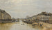 La Seine en el Puente Marie - Stanislas Lépine — vista de la obra