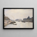 El puente de las Artes visto desde el puente Real - Stanislas Lépine — cuadro enmarcado en la pared