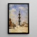 El pozo artesiano de Grenelle plaza de Breteuil - Stanislas Lépine — cuadro enmarcado en la pared