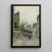 Montmartre la calle Cortot - Stanislas Lépine — cuadro enmarcado en la pared