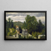 View of the Surroundings of Caen - Stanislas Lépine — framed artwork on a wall