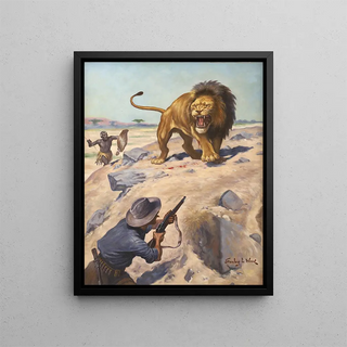 Stanley Llewellyn Wood - Lion Hunter.webp