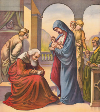 Stecher Litho Co - Giving the child john a name.webp