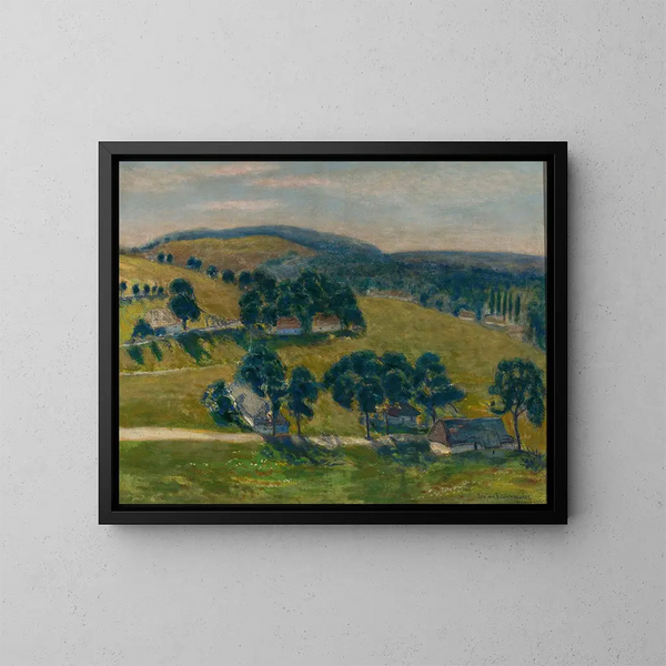 Paisaje de Tyniec - Stefan Filipkiewicz — cuadro enmarcado en la pared
