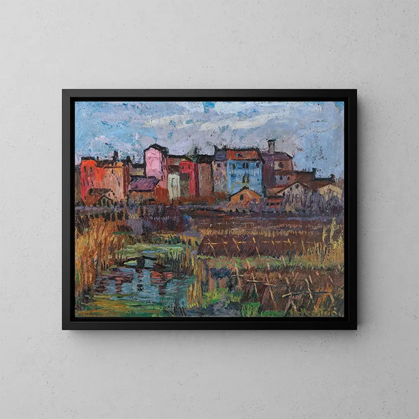 Paisaje italiano - Stephanie Hollenstein — cuadro enmarcado en la pared
