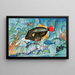 Pez loco - Stephen Haweis — cuadro enmarcado en la pared