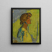 Retrato de una mujer - Stuart Davis — cuadro enmarcado en la pared