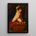 L'Enfant Hercule strangling snakes - Otto van Veen Studio — framed artwork on a wall
