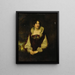 Portrait of Fanny Kemble - Style of Thomas Lawrence — framed artwork on a wall