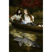 Reproducción del cuadro sobre el Támesis, un garza - James Tissot