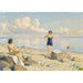 Reproduction of the painting On the beach - Paul Fischer