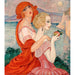 Reproduction of the painting On the road to Anacapri - Gerda Wegener