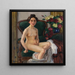 Sur le canapé II Gusti - Leo Putz — framed artwork on a wall
