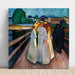 Reproducción del cuadro sobre el puente - Edvard Munch