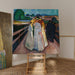 Reproducción del cuadro sobre el puente - Edvard Munch