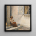 Sur le porche de Liselund - Peter Ilsted — framed artwork on a wall