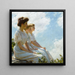 Sobre las alturas - Charles Courtney Curran — cuadro enmarcado en la pared