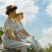 Sobre las alturas - Charles Courtney Curran — vista de la obra