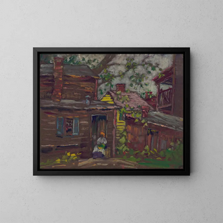Susan Brown Chase - African American sitting in the doorway of a frame house in Washington DC.webp