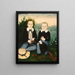 Frères Painting - Susan C. Waters — framed artwork on a wall