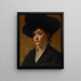 Estudio de un sombrero - Susan Merrill Ketcham — cuadro enmarcado en la pared