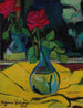 La rosa en el espejo - Suzanne Valadon — vista de la obra
