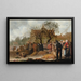 Market for Pigs - Sybrand van Beest — framed artwork on a wall