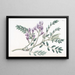 Planta suculenta con leche - Sydenham Edwards — cuadro enmarcado en la pared