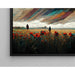 Abstract Painting – Suspended Sparkle | Surreal Wall Poster with Flower Field and Textured Sky