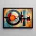 Abstract Painting – Praise of Symmetry | Geometric Wall Poster with Bright Colors and Balanced Shapes