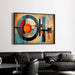 Abstract Painting – Praise of Symmetry | Geometric Wall Poster with Bright Colors and Balanced Shapes