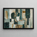 Abstract Painting – Silent Balance | Contemporary Wall Poster in Neutral Tones and Structured Shapes