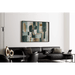 Abstract Painting – Silent Balance | Contemporary Wall Poster in Neutral Tones and Structured Shapes