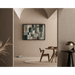 Abstract Painting – Silent Balance | Contemporary Wall Poster in Neutral Tones and Structured Shapes