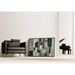 Abstract Painting – Silent Balance | Contemporary Wall Poster in Neutral Tones and Structured Shapes