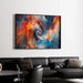 Cuadro abstracto – Remolino cromático | Póster mural con colores dinámicos y movimientos giratorios