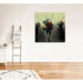 Abstract Painting – Waltz of Petals | Poetic Wall Poster with Floral Colors and Dancing Movements