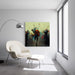 Abstract Painting – Waltz of Petals | Poetic Wall Poster with Floral Colors and Dancing Movements