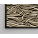 Reproduction of the painting Bohemian Painting - Beige and Black Waves
