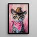 Cuadro Chat Vaquero - Estilo Pop y Relajado