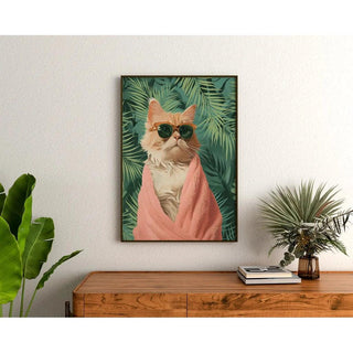 Tableau Chat Tropical